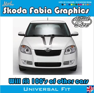 Skoda Fabia VRS Estate escotilla capó rayas calcomanías pegatinas gráficos SIN P&P 017 - Imagen 1 de 4