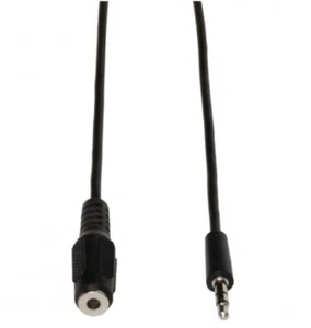 Tripp Lite 3,5 mm cavo di prolunga per cuffie stereo 10 piedi nero nichel placca con - Foto 1 di 1