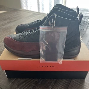 Size 9.5 - Jordan 12 Retro SP x A Ma Maniere High Black W - Picture 1 of 7