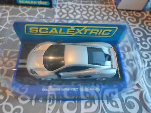 Scalextric *NEW* 1/32 C3157 Silver McLaren MP4-12c Supercar - Picture 1 of 11