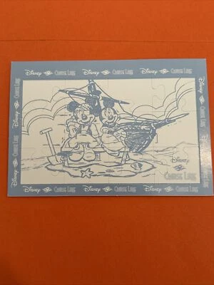 Disney Cruise Line Postal Foto Puzzle Pirata Mickey y Minnie De Colección 2000 NUEVO Foto 1 de 2