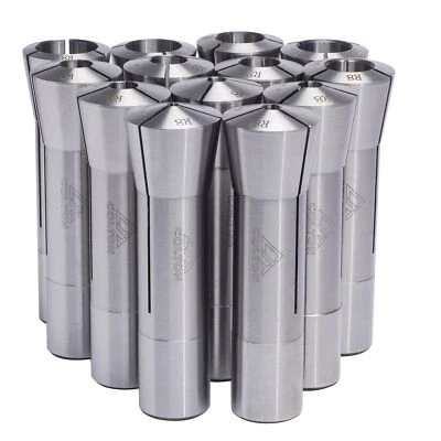Colton Industrial Tools 13 Piece Ultra Precision R8 Round Collet Set 0.0005" TIR