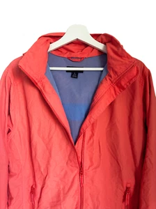 Land's End Hooded Windbreaker - Light Salmon - Large - Pre-Owned - Picture 1 of 7