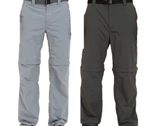 NUEVO PANTALÓN CONVERTIBLE COLUMBIA HOMBRE SILVER RIDGE ENTREPIERNA 32" Foto 1 de 1