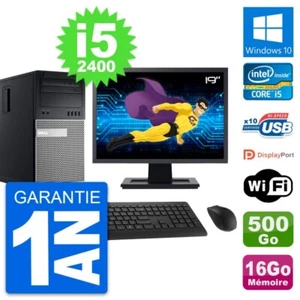 PC tour DELL 990 Bildschirm 19 " Intel i5-2400 RAM 16Go Scheibe 500Go Windows 10 - Bild 1 von 7