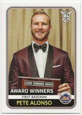 2020 Topps Big League PETE ALONSO NL ROY Award Winner Mets #271