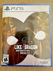 Like a Dragon Infinite Wealth PS5 US Ver Brandneu Sealed Schneller Versand mit Sendungsverfolgung - Bild 1 von 5