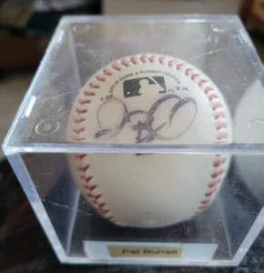 Philadelphia Phillies Pat Burrell Autographed Baseball - Picture 1 of 4