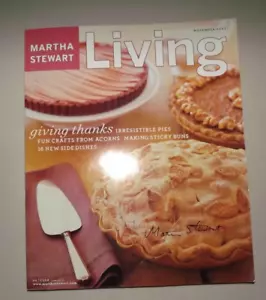 Martha Stewart SIGNED IN PERSON-MAGAZINE MARTHA STEWART LIVING OCT. 2003 - Picture 1 of 3