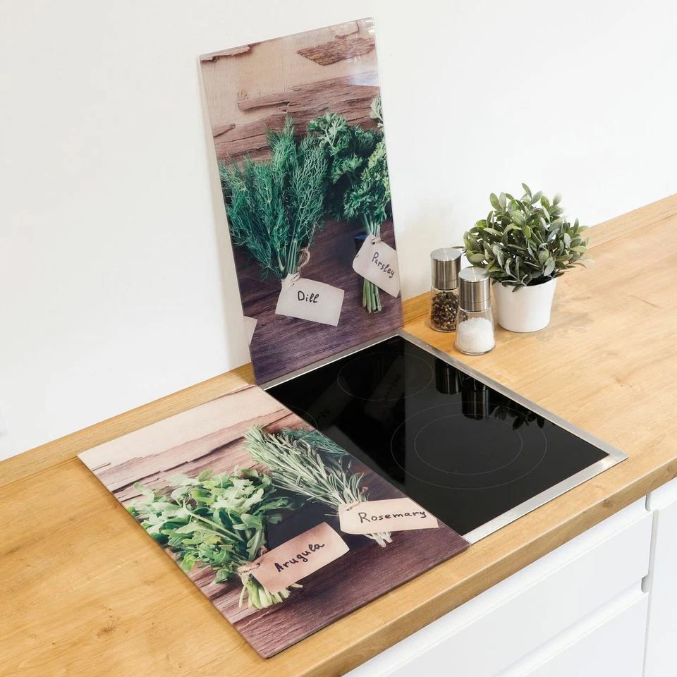 Set 2 piani cottura copri fornelli copertura piano cottura in ceramica piano di appoggio - Immagine 1 di 1