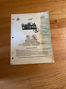 Radikal Bikers Dedicated Game Operation Manual, Atari 1998 - Picture 1 of 2