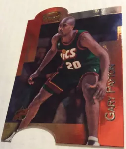 1998/99 GARY PAYTON DAMON STROUDAMIRE BOWMAN’S BEST FUSION M12 DIE CUT C STORE - Picture 1 of 8