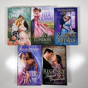 5 x Historical Romance Mass Market Paperback Various Authors - Picture 1 of 22