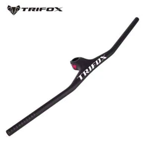 MTB Bicycle Handlebar Riser Angle -17° Degree One-shaped Integrated Handlebar - Picture 1 of 35