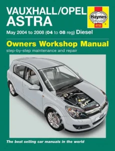 Vauxhall Opel Astra Diesel 2004-2008 Haynes Manual de taller - Imagen 1 de 5