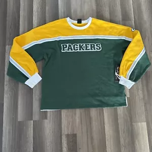 GIII 4 her Carl Banks NFL Equipment Pull Over Sweatshirt Green Bay Packers Large - Picture 1 of 8