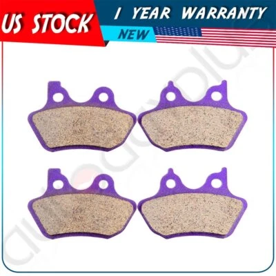 Front+Rear Performance Carbon fiber Brake Pads for Harley Davidson Fatboy - Image 1 of 4