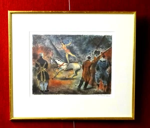 Morris Kestelman Circus Artistes signed framed print 1997 Limited Edition decor - Picture 1 of 7