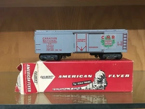 American Flyer S Scale Hard to Find 24419 Canadian National Box Car EX+ to LN OB - Picture 1 of 9