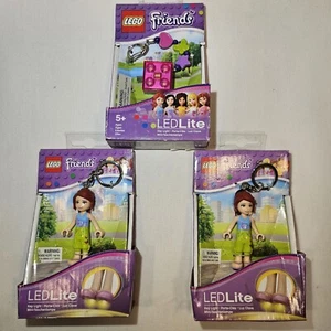 LEGO Lights Friends Schlüssellichtblock mit Kette + 2 Mia Friends Schlüsselanhänger NEU - Bild 1 von 4