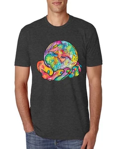 Camiseta Rainbow Painted I've Got The Whole World Dean Russo Design Hombres Tri Blend - Imagen 1 de 11