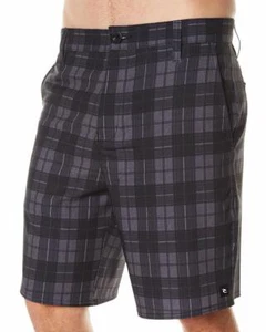 Rip Curl Mens 32 MIRAGE TRIPPER 19" BOARDWALK Boardshorts SHORTS - Black Rrp $80 - Picture 1 of 4