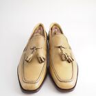 Imperial Tassel Loafers Yellow Antiqued Leather Mens Shoe Size EU 42 US 9