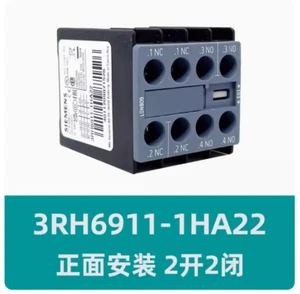 1PC NEW SIEMENS Contactor auxiliary contact 3RH6911-1HA22 2NO2NC #LL - Picture 1 of 8