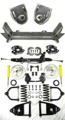 1948 1952 Ford Truck Mustang II Power Front End Suspension Drop Black Wilwood - Imagem 1 de 4