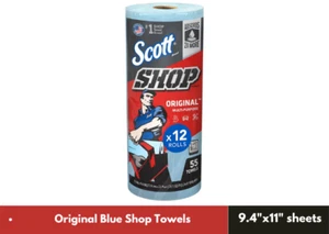 Toallas de tienda Scott® Original™ (75147), toallas de tienda azules originales - Imagen 1 de 2