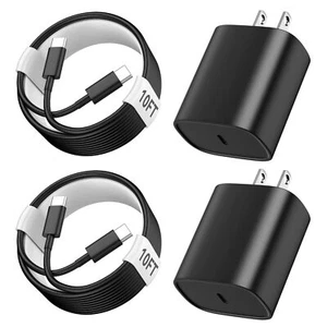 i.Phone 15 16 Pro Max Charger 10 FT Long Cord USB C to C Fast Charging Cable ... - Picture 1 of 6