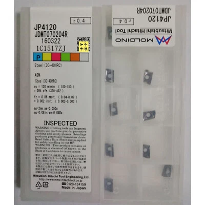 10PC/box NEW HITACHI CNC JDMT070204R JP4020 Fast Shipping #YP1 - Image 1 of 3