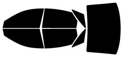 Kit de película de tinte de cerámica precortada para ventana de coche para Audi RS6 sedán 2003-2004 Foto 1 de 4