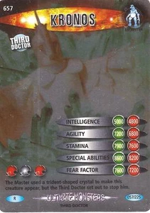Doctor Who Battles In Time Ultimate Monsters - Rare "Kronos" Card #657 - Bild 1 von 1