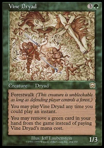 MTG VINE DRYAD EXC - DRIADE DEI VITICCI - MM - MAGIC - Bild 1 von 1