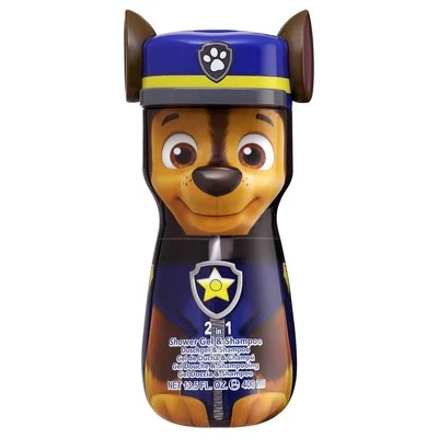 Paw Patrol 2in1 Duschgel & Shampoo (400 ml) Kinder-Shampoo 3D Figur - CHASE