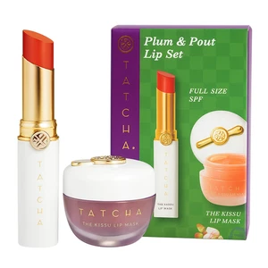 Tatcha Plum & Pout Lip Set SPF 25 Full-Size 2 Pc New - Picture 1 of 1