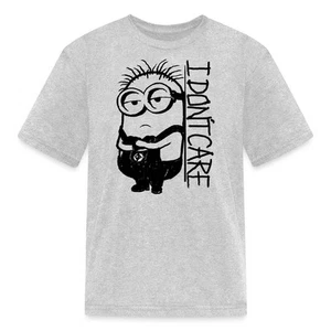Minions Merch I Don't Care Officially Licensed Kid's T-Shirt - Picture 1 of 10