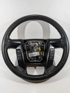 2009-2014 Ford F150 Steering Wheel Red Stitching Cruise Control Leather OEM - Bild 1 von 21