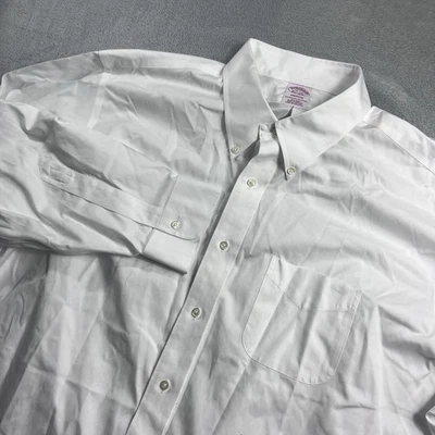 Camisa Brooks Brothers Para Hombre 18 34 LS Madison Fit Blanca Supima Ainsley Foto 1 de 4