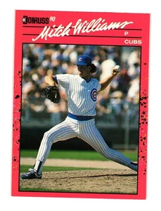 1990 Donruss #275 Mitch Williams Chicago Cubs - Picture 1 of 2