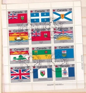 G005 1979 Canada Day - Flags minisheet - Picture 1 of 1