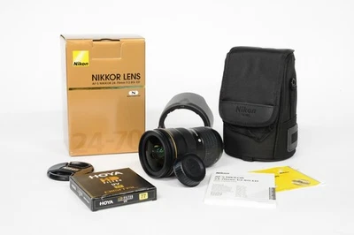 Lente Nikon AF-S Nikkor 24-70 mm F2.8G ED Nano Crystal Coat EXCELENTE EN CAJA Foto 1 de 4