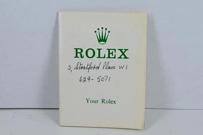Original Tu Rolex Oyster Folleto - 1972 - Ref 579.02 - 11.72 Foto 1 de 4