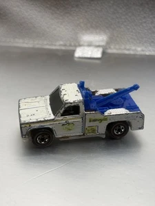 Hot Wheels Redline Ramblin' Wrecker Larry's 24 Hour Towing 1974 White Hong Kong - Picture 1 of 8