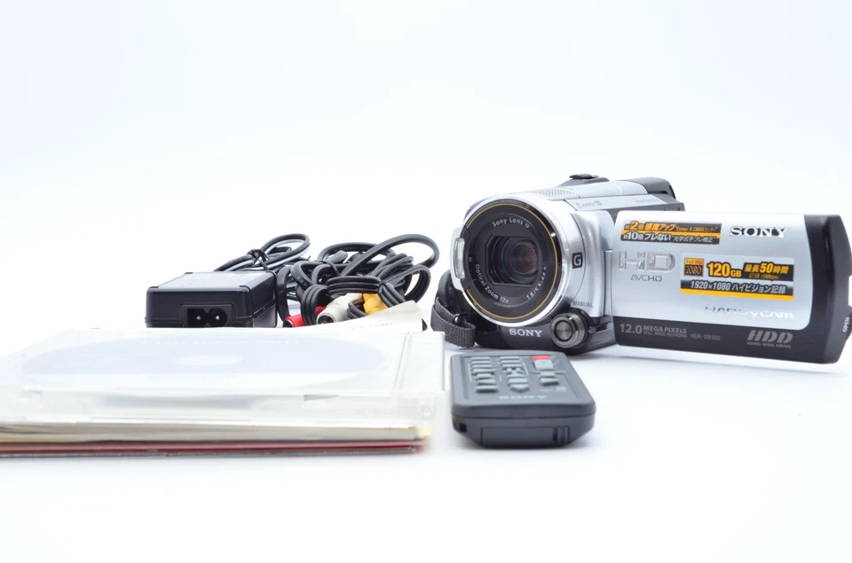 [Excellent] Sony Handycam HDR-XR500V 120GB Full HD Camcorder Japan Tested - Image 1 of 4