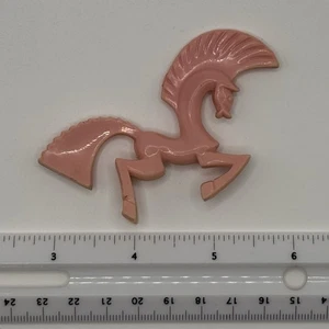Vtg MCM NOSCO Pink Plastic Rearing HORSE/Stallion FIGURE - Picture 1 of 3