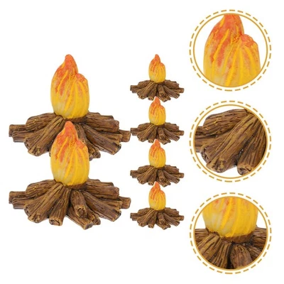 6 pezzi di fiamme artificiali per falò, decorazioni da giardino, di - Image 1 of 4