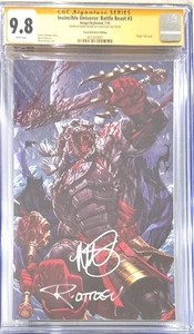 BATTLE BEAST #3 Brooks Spot Foil SDCC Var. CGC SS 9.8 SIGNED BY OTTLEY & BROOKS - Picture 1 of 3