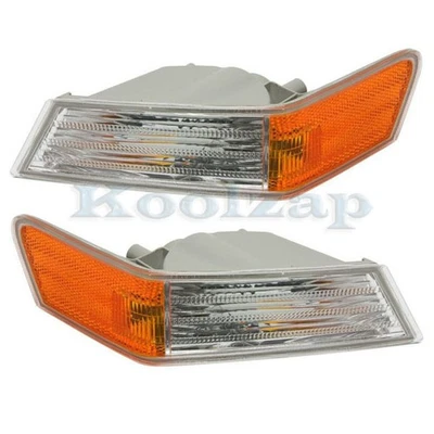 For 07-17 Patriot 2.0L 2.4L Corner Turn Signal Park Light Lamp Assembly Set Pair - Image 1 of 4